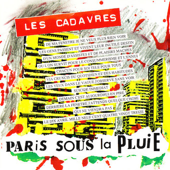 Cadavres (Les): Paris sous la pluie CD